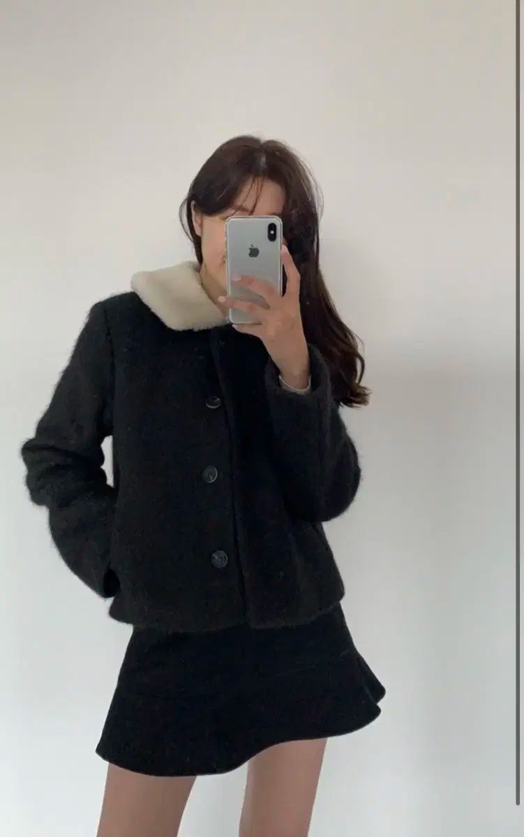 フラットベース アンゴラジャケット