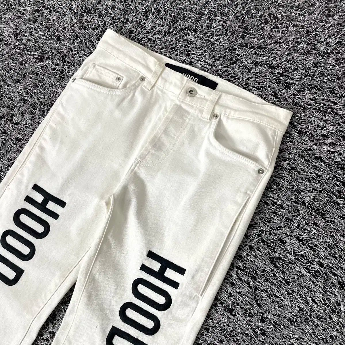 HBA フード バイ エア レディース 刺繍 バイ ヴィンテージ デニム パンツ ジーンズ