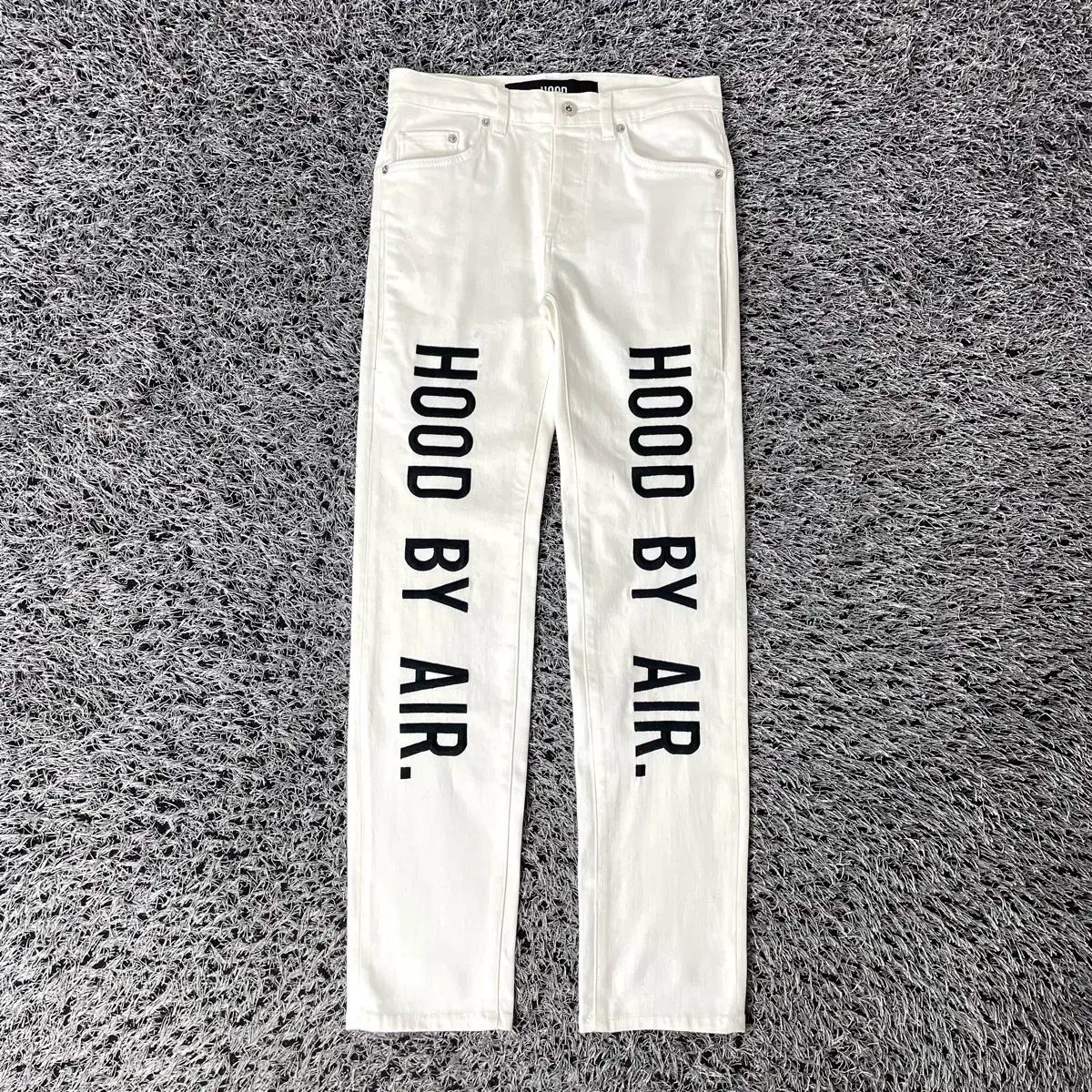 HBA フード バイ エア レディース 刺繍 バイ ヴィンテージ デニム パンツ ジーンズ