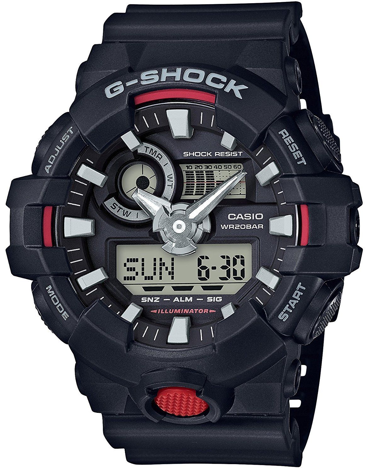 カシオ 腕時計 ジーショック G-SHOCK GA-700-1AJF ブラック