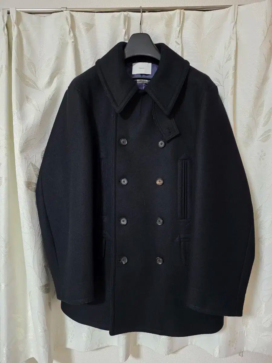 24FW OURSELVES アワーセルブス サステイン ピーコート ブラック 2サイズ