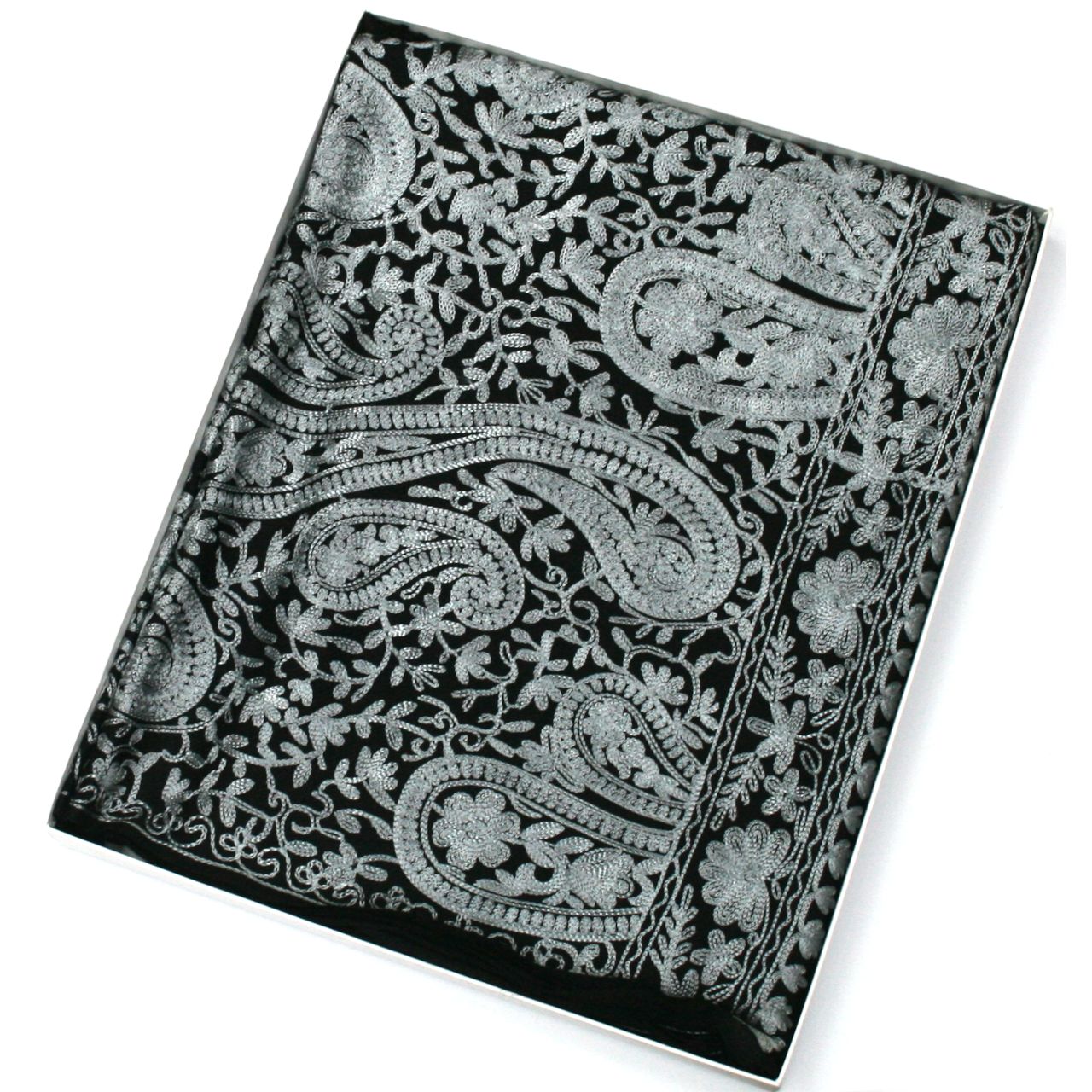  カシミール刺繍 ショール 大判ショール カシミール ストール ウール 防寒 和装 レディース 02 着物ショール 着物 浴衣