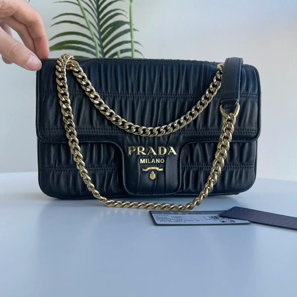 プラダ ゴーフレ チェーン クロスバック