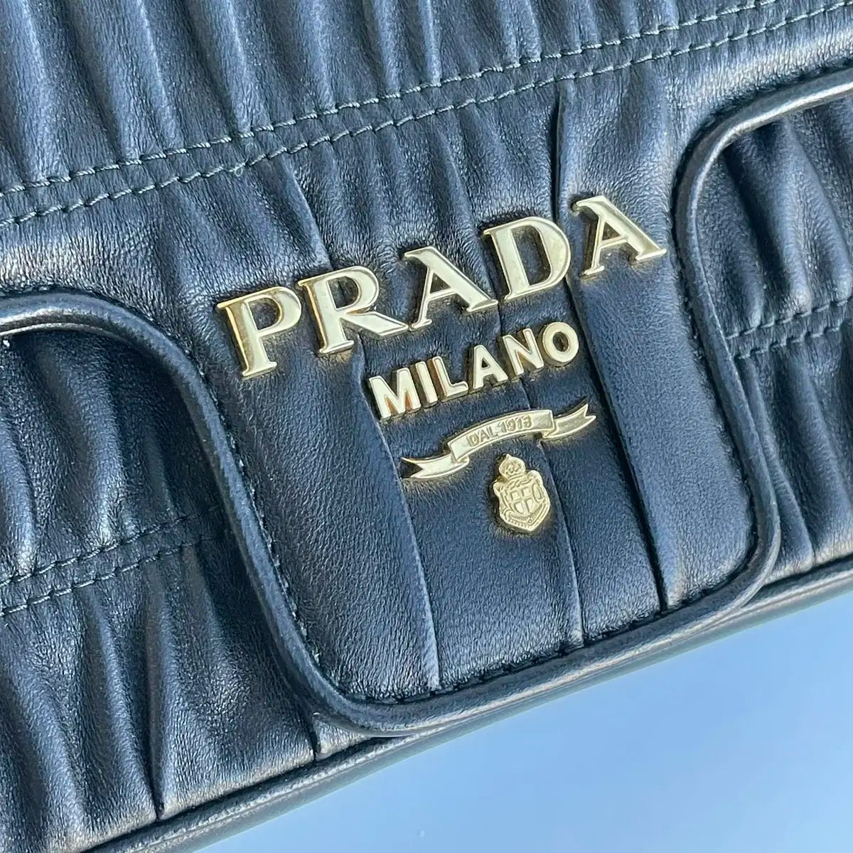 持ち運び プラダ ゴーフレ チェーン クロスバック