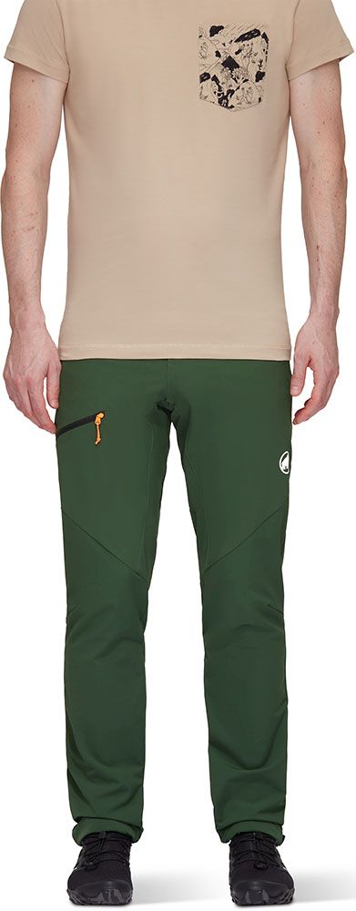 マムート MAMMUT アウトドア クールマイユール ソフトシェル パンツ メンズ 男性 長ズボン ロングパンツ トレーニング ハイキング 筋トレ 撥水 ポケット付き1021-00620  102100620 0001 マムート MAMMUT アウトドア クールマイユール ソフトシェル パンツ