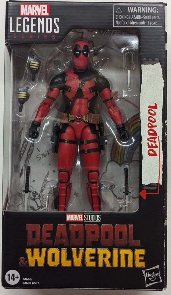 セール，100%新品 HASBRO (ACTION FIGURE) 輸入版 DEADPOOL [DEADPOOL u0026 WOLVERINE] 6インチ アメコミ