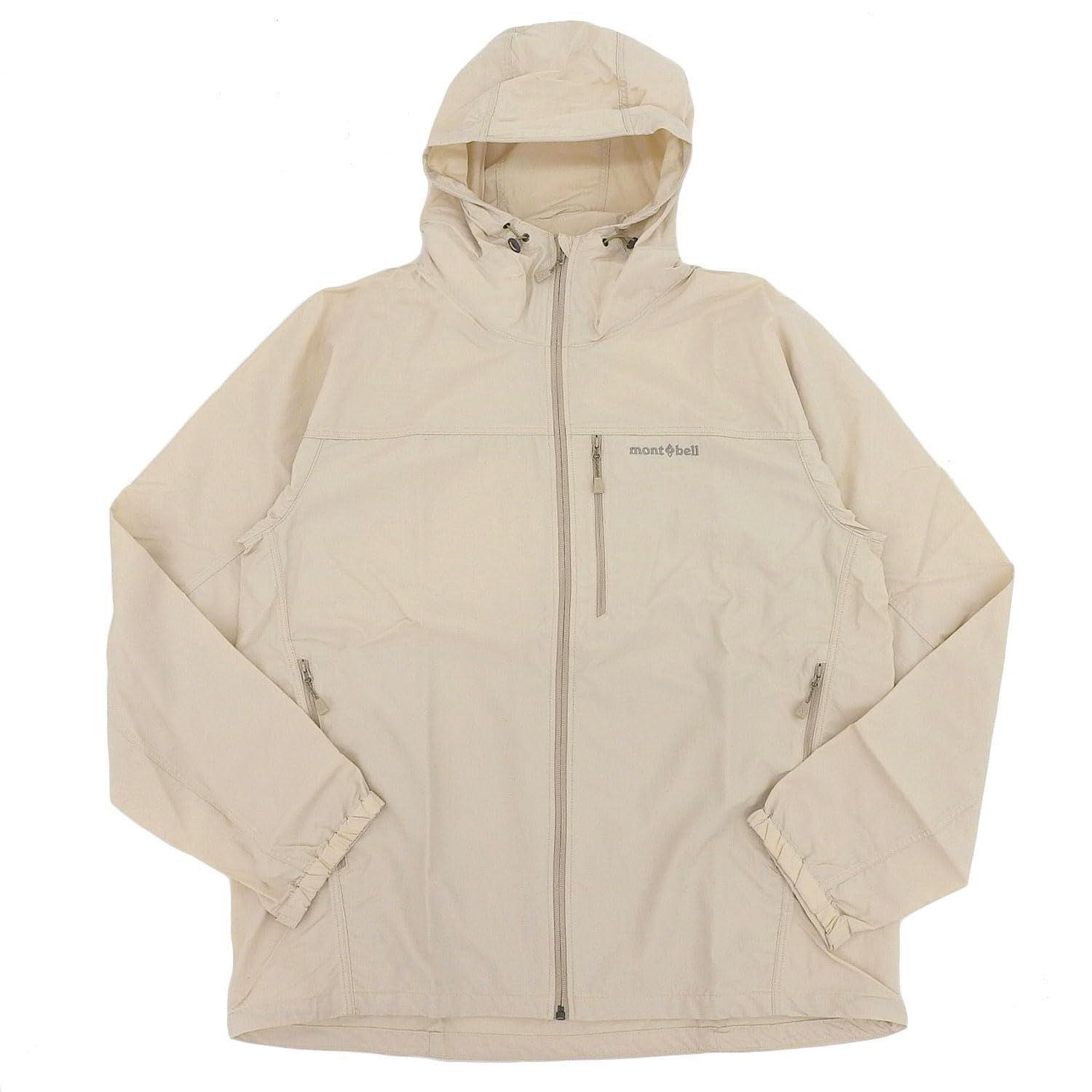 モンベル O.D.パーカ メンズ パーカー ウインドブレーカー ジャケット ナイロン1103320 アイボリー IV L