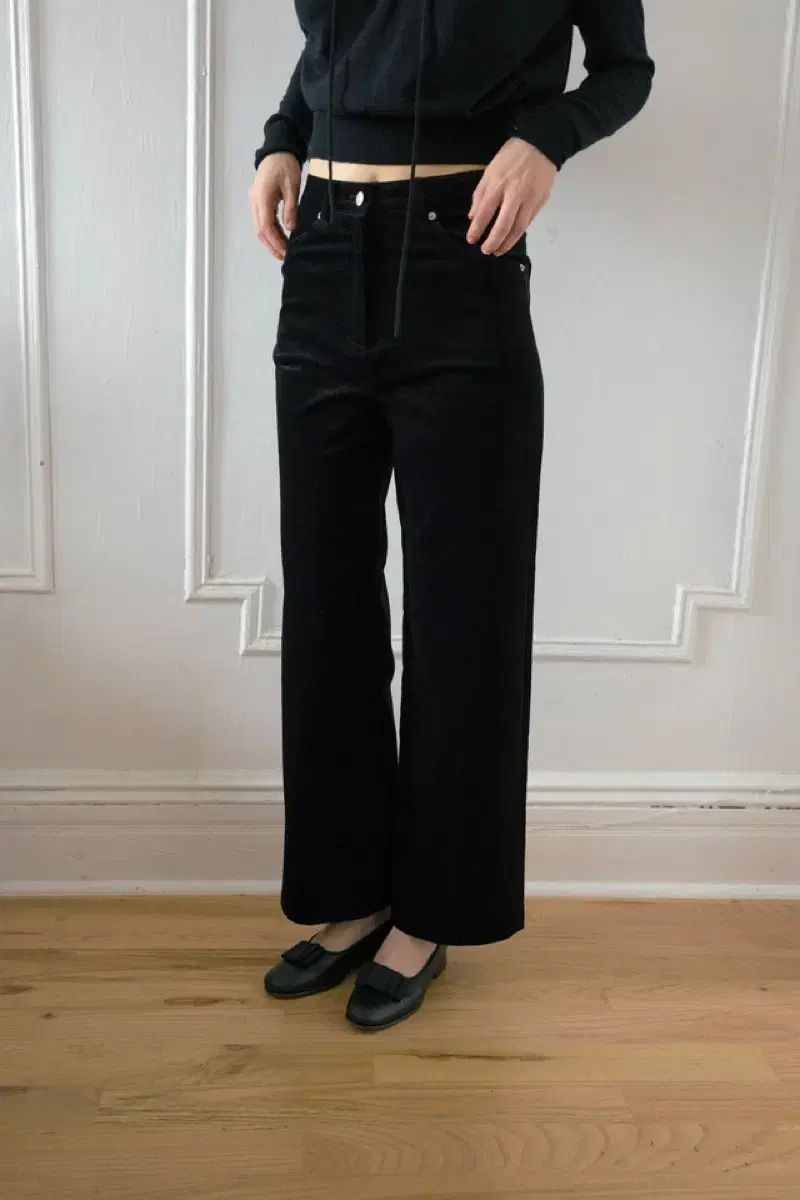 タナット Corduroy straight wide pants