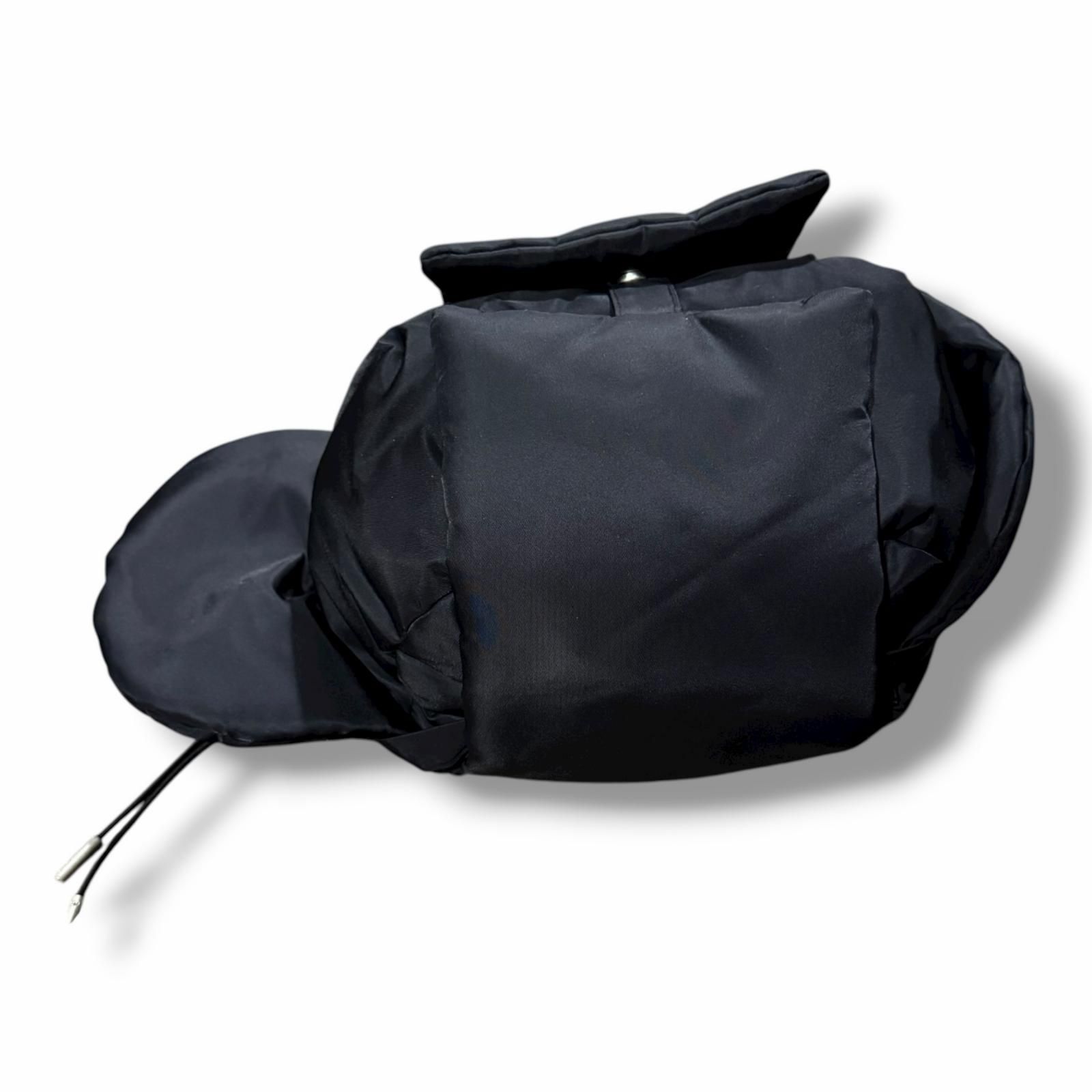 HELIOT EMIL ナイロン プレート パイロットキャップ ヘリオットエミル