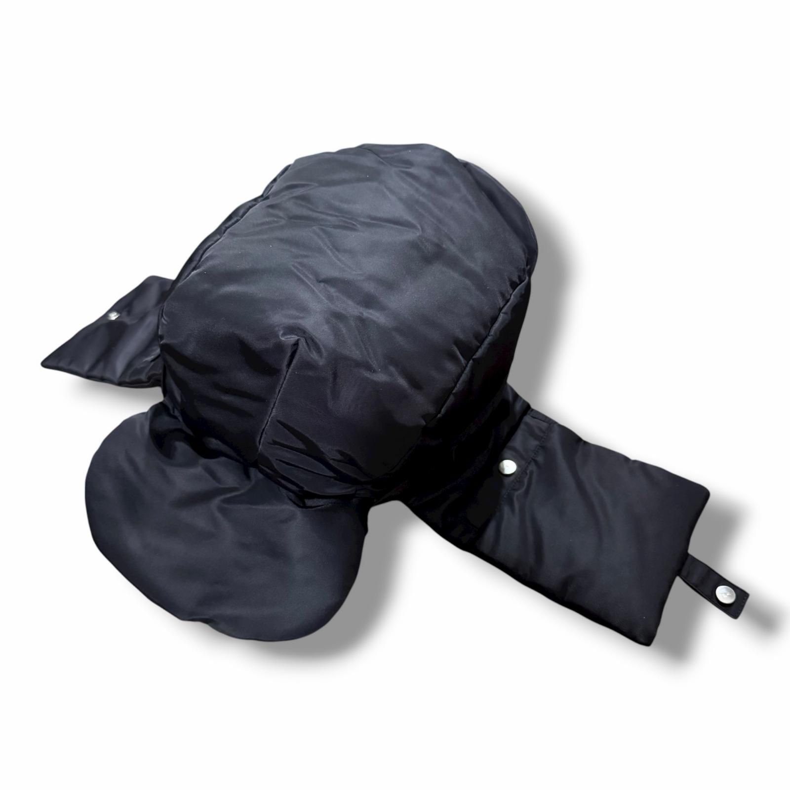 HELIOT EMIL ナイロン プレート パイロットキャップ ヘリオットエミル