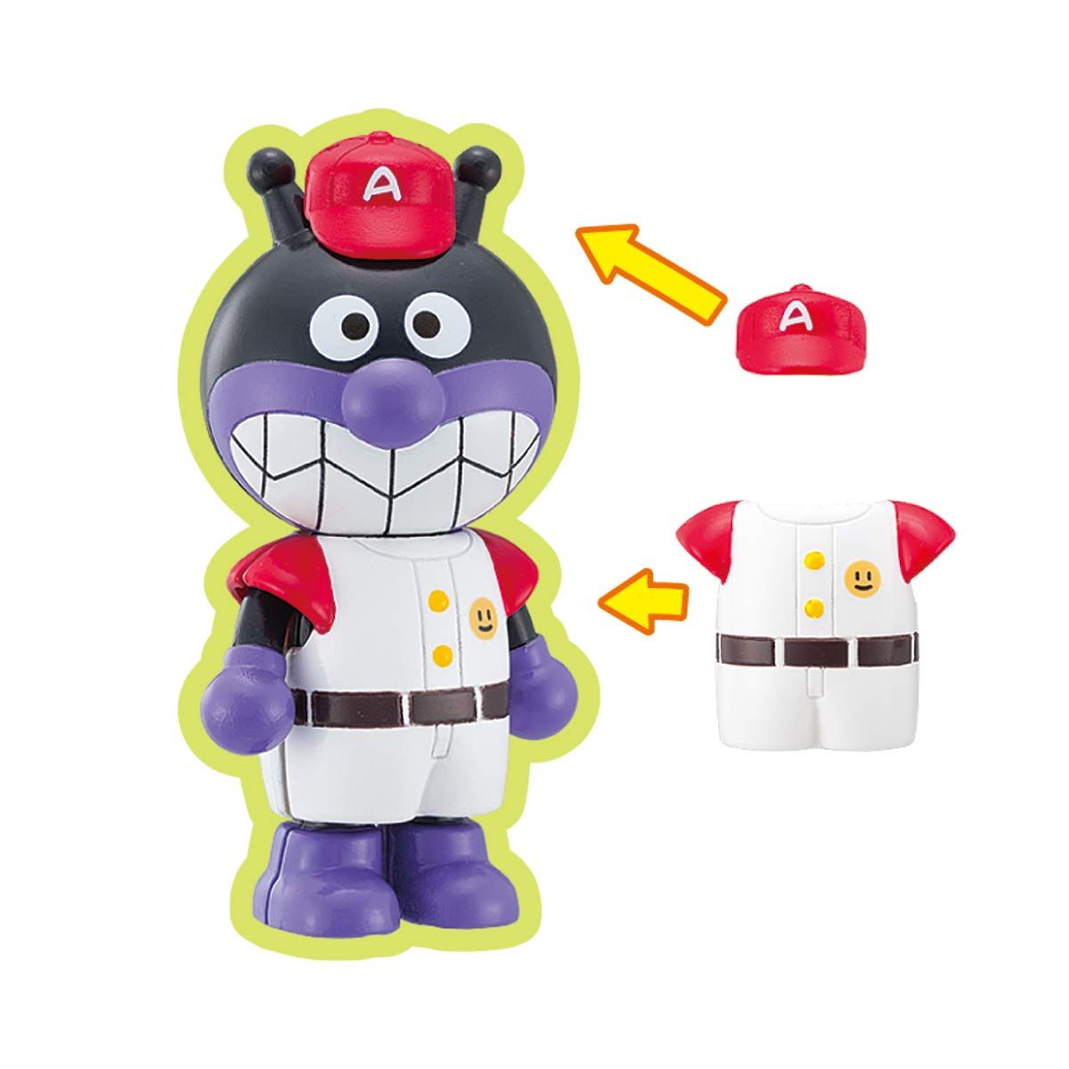 アンパンマン　ぱちっとな　磁石　知育玩具　マグネット　変身　着せ替え アンパンマン 磁石で変身ぱちっとなアンパンマン(対象年齢:3歳以上