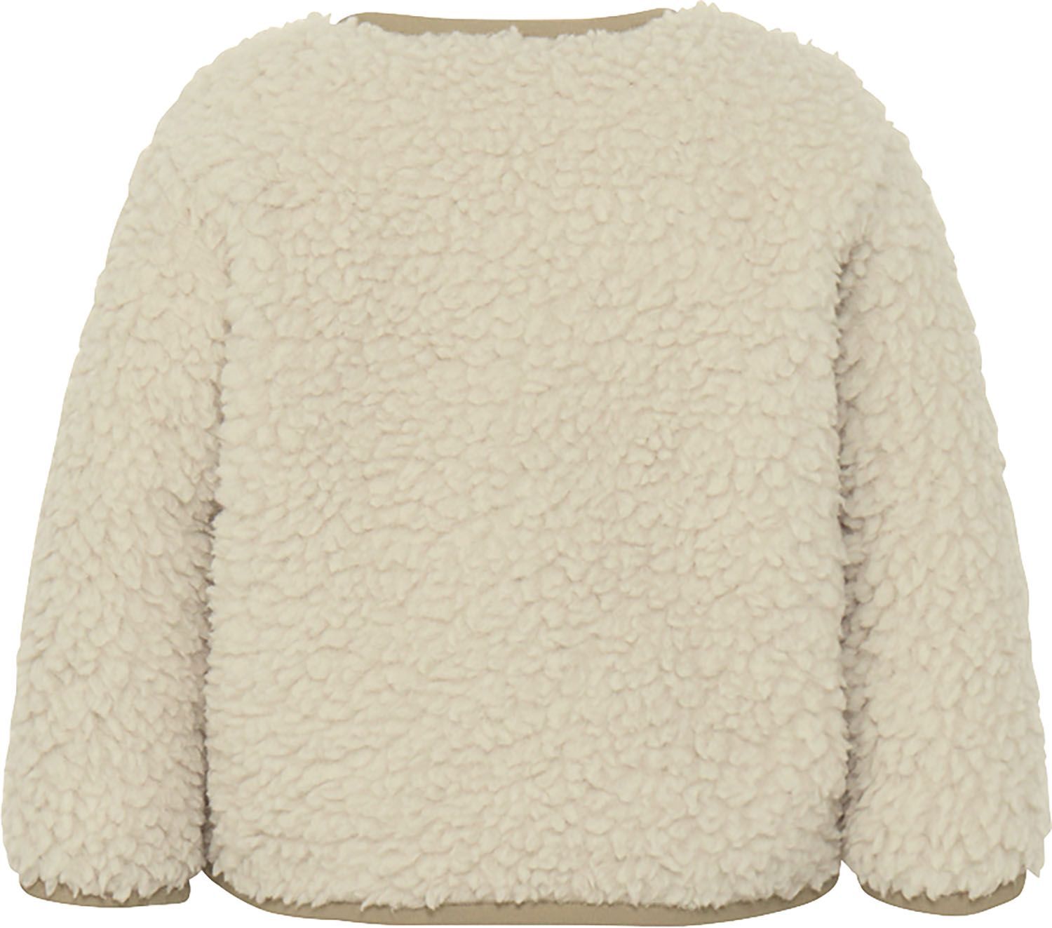 ザ ノース フェイス THE NORTH FACE アウトドア ベビーカドルフリースカーディガン 赤ちゃん 子供服 アウター 上着 保温 秋冬 防寒 外遊び おでかけ 着脱簡単 ドットボタン ロゴワッペン NAB72401 FI フォッシルアイボリー