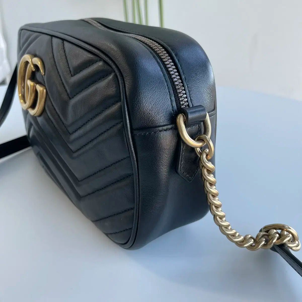 グッチ マーモント マトラッセ クロスバック スモール GINKGOPHARMACY_COM