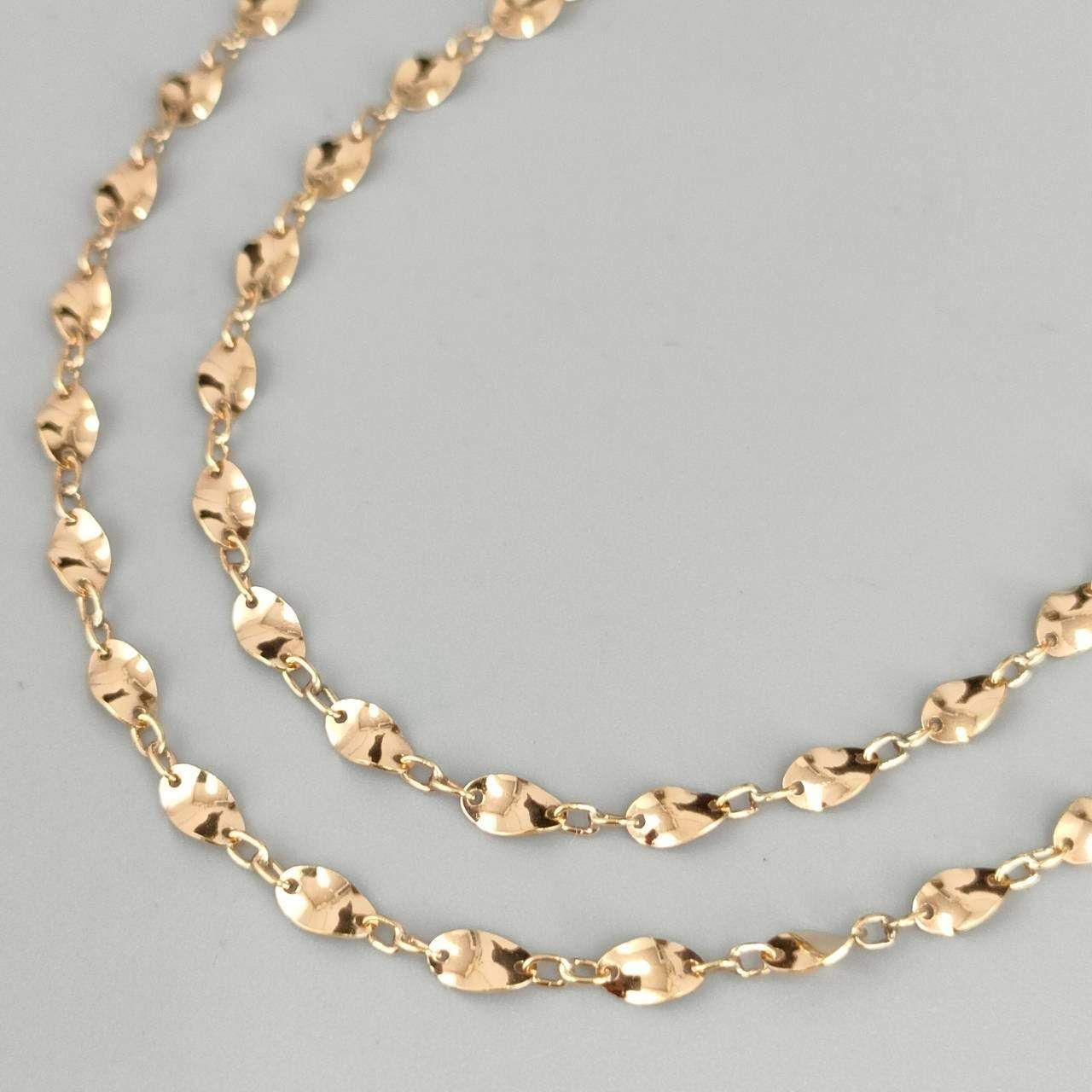 18金 K18 デザインネックレス 造幣局刻印 レディース 3.04g 40.5