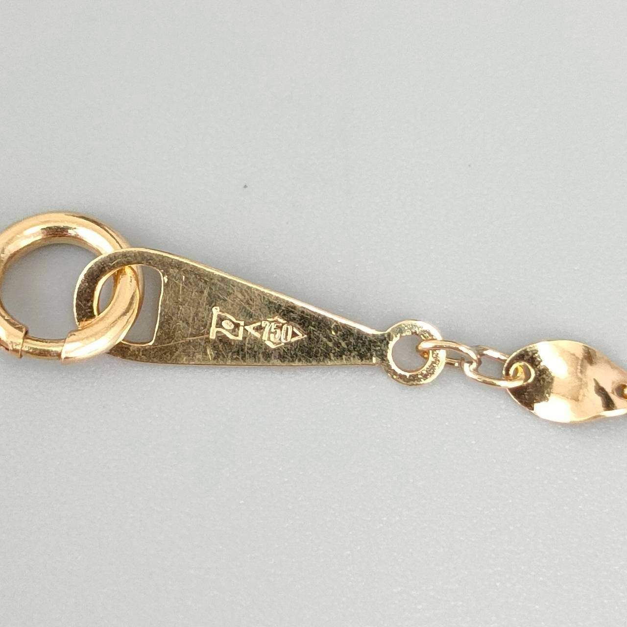 K 18 デザインネックレス 3、05g 造幣局マーク 18金 K18 デザイン