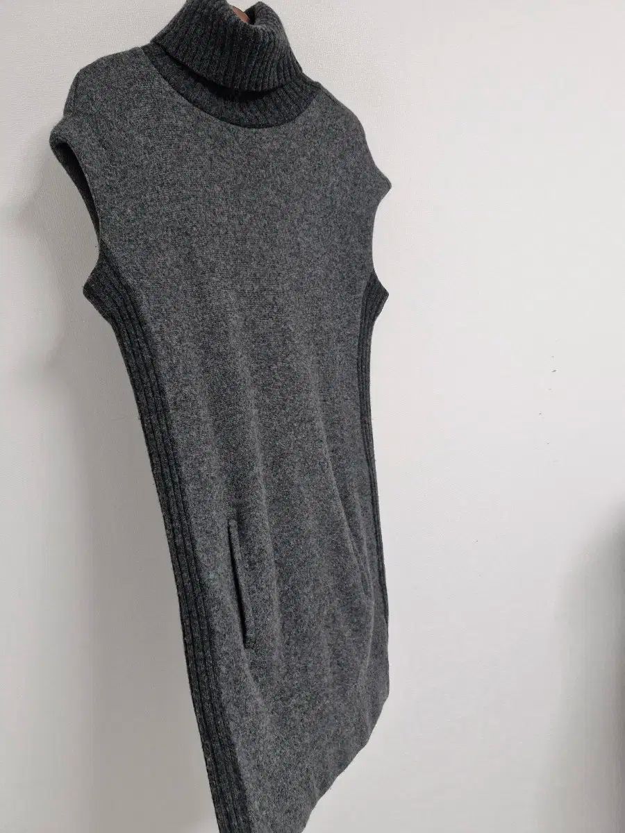  Ralph Lauren ラルフローレン ネックニットワンピース 長袖 七分袖 ひざ丈ワンピース