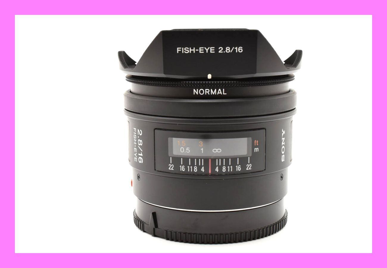 魚眼レンズ フィッシュアイ ソニー用 SONY AF FISH-EYE 16 mm F 2.8