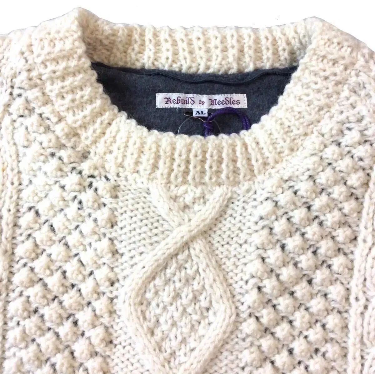 27日迄特別価格 Rebuild by Needles フィッシャーマンニット Needles/ニードルズ/Fisherman Sweater/フィッシャーマンニット | B