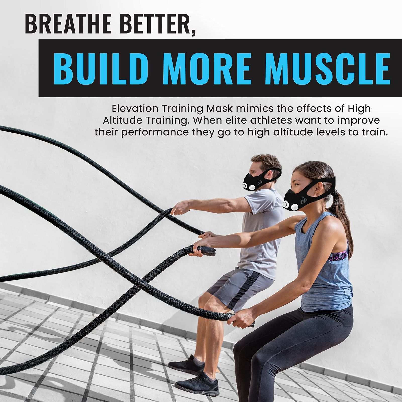 元ブラック 標高トレーニングマスク