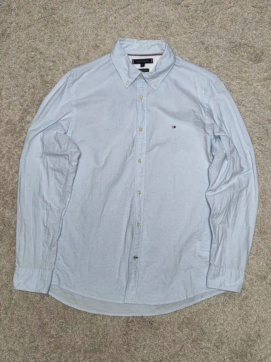 トミー オーガニックコットン オックスフォード シャツ M
