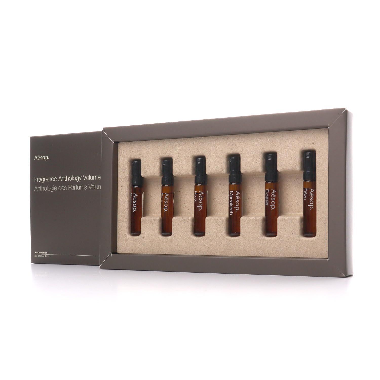 巾着付き Aesop イソップ 香水 フレグランス アンソロジー ボリューム I ミニ香水 6本セット 2 ml ギフト プレゼント 並行輸入品