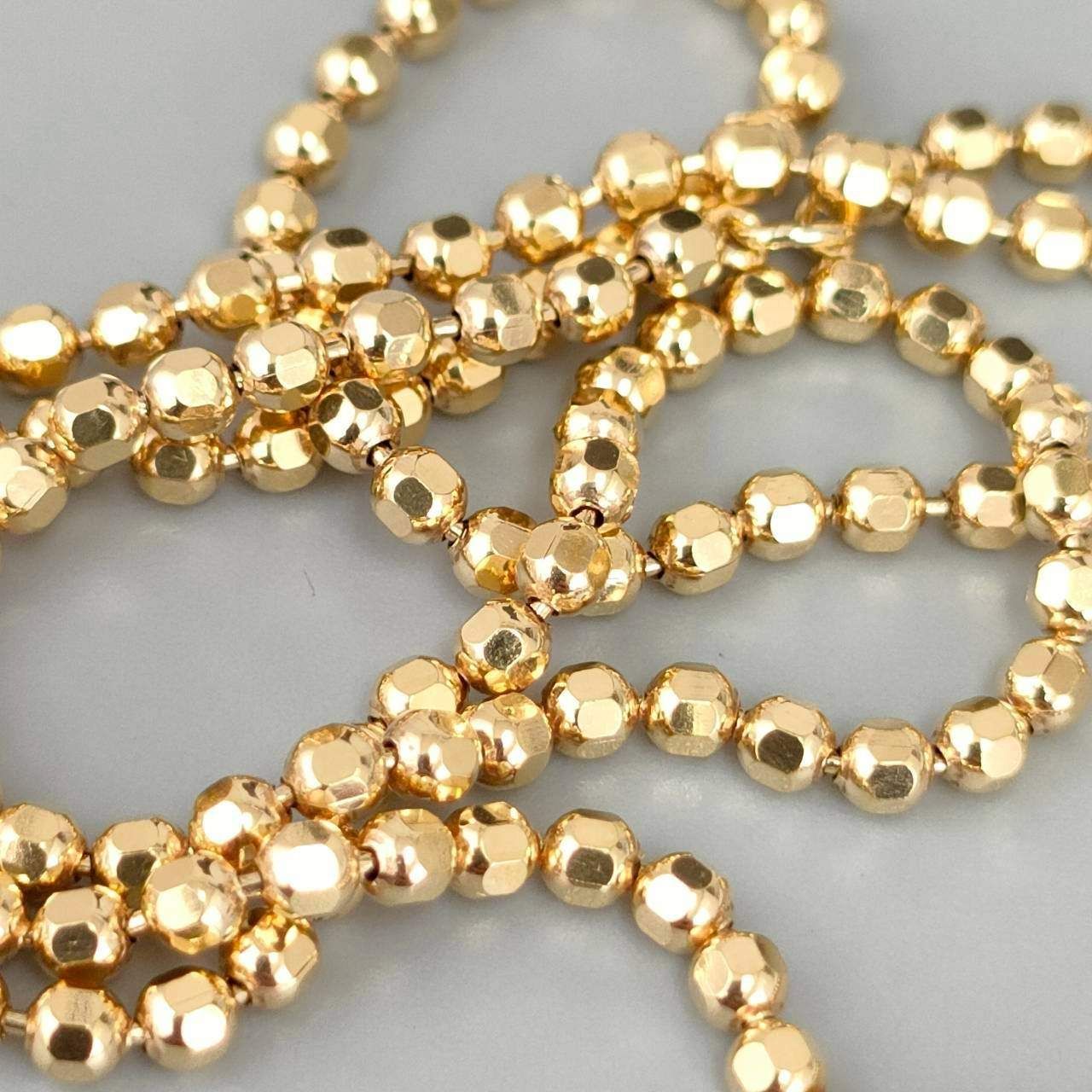 18K ボールチェーンネックレス gold 18金 40cm　造幣局刻印あり k18-12t-20-40.jpg