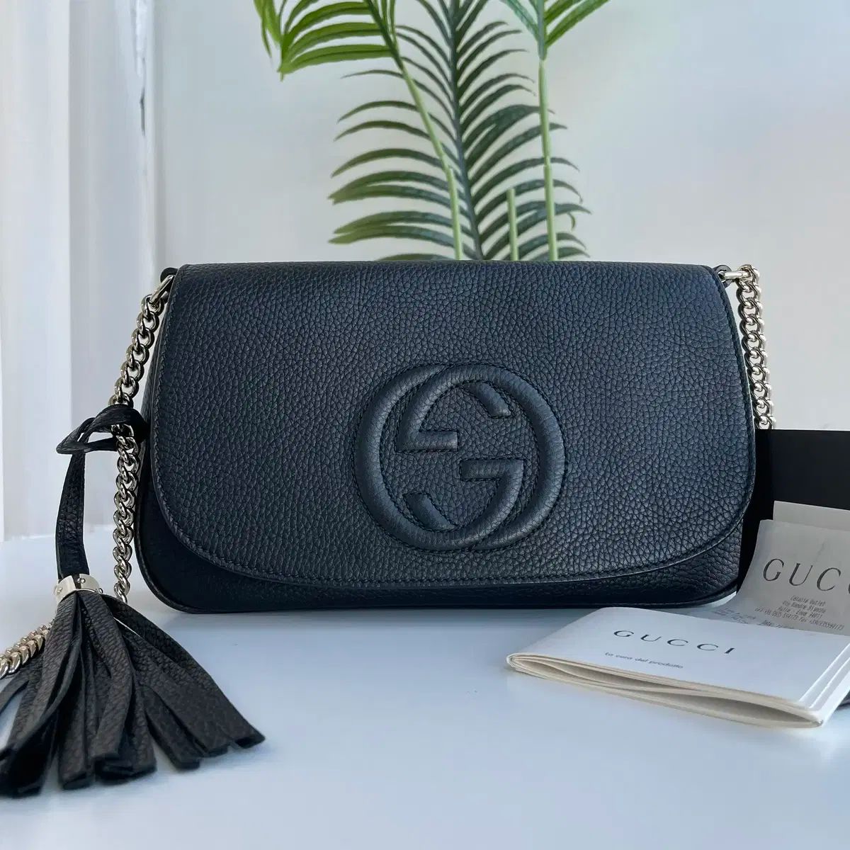 グッチ ソーホー タッセル チェーン クロスバック