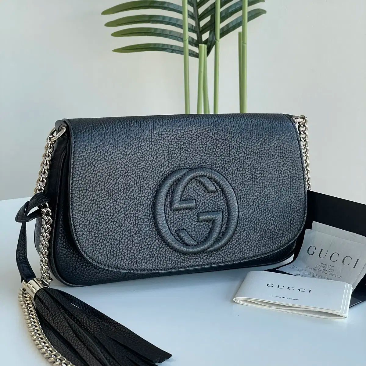 グッチ ソーホー タッセル チェーン クロスバック