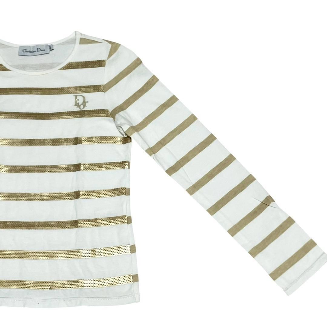 Christian Dior クリスチャンディオール　カットソー　長袖Tシャツ Christian Dior カットソー Tシャツ 長袖 ボーダー ディオール - メルカリ
