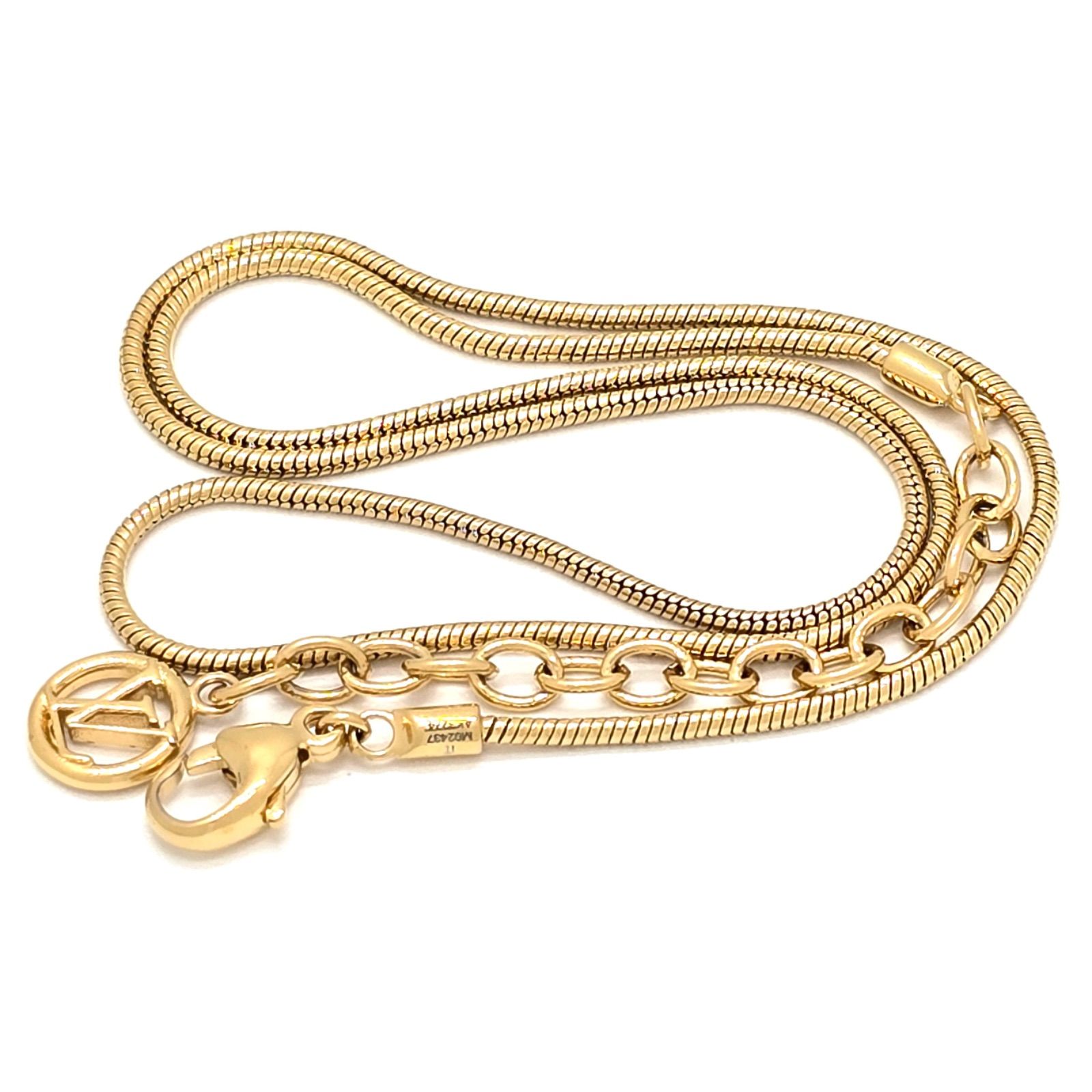 LOUISVUITTON ルイヴィトン M02437 ネックレス パフィーグラム LOUIS VUITTON ルイヴィトン M02437 ネックレス パフィーグラム 首周り