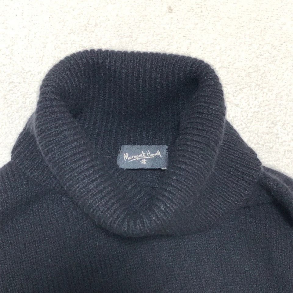 マーガレットハウエル タートルネック 黒 M ウール ニット / II / BLACK(ブラック) ｜ マーガレット・ハウエル 公式
