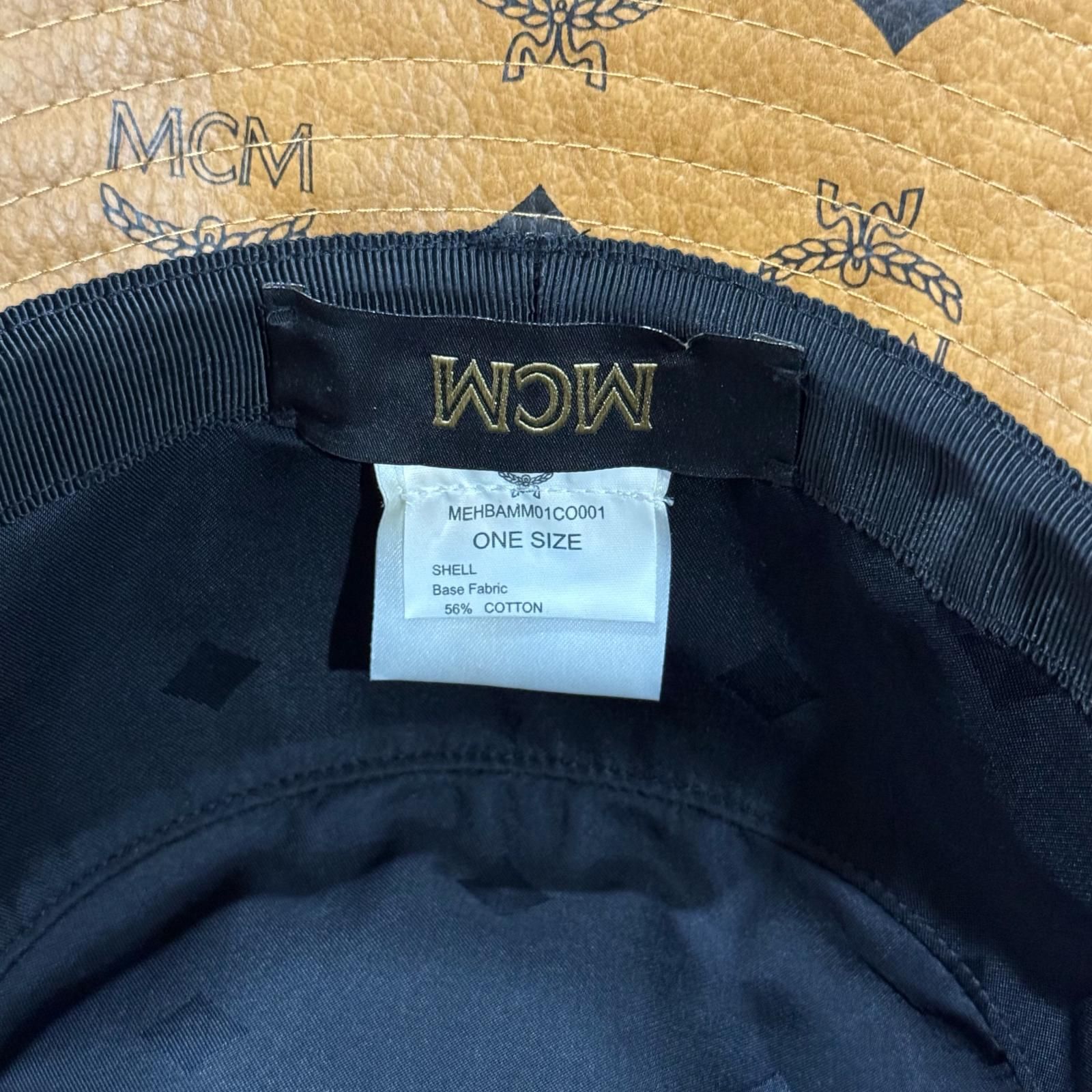 新品未使用　MCM エムシーエム バケットハット MCM 並行輸入 エムシーエム 帽子 ブラック ハット ロゴ バケハ