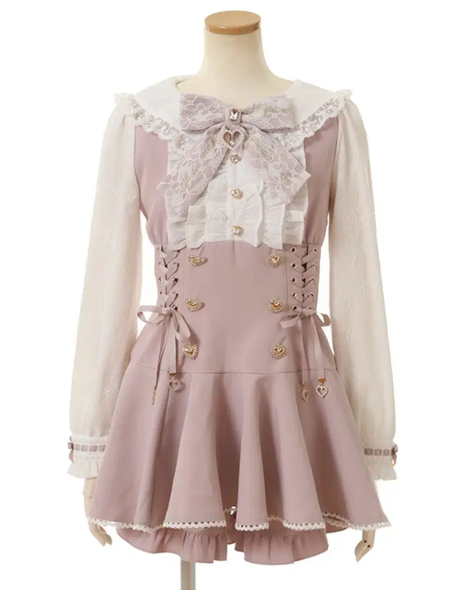 リズリサ 量産型 地雷系 リボンセットアップ