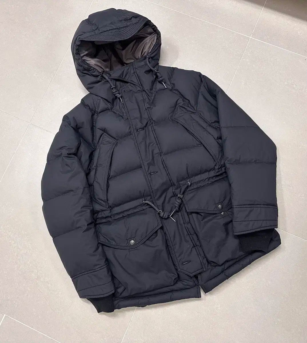 イーストローグ ユーティリティ パーカ ネイビー M