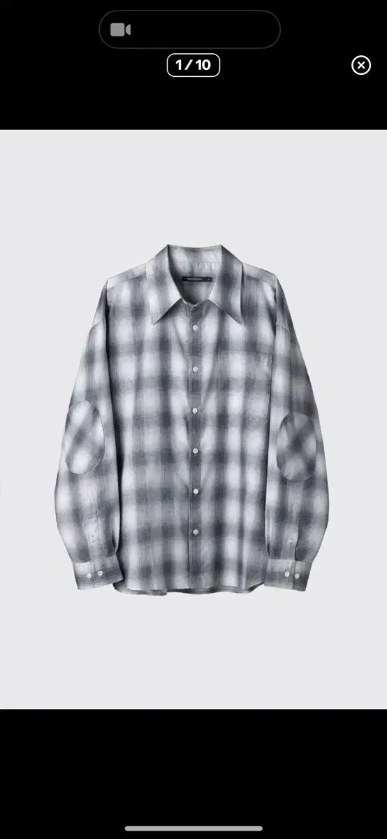 Hatchingroom Blue Archive ブルーアーカイブ ブルアカ シャツ オンブレ ブルーグレー