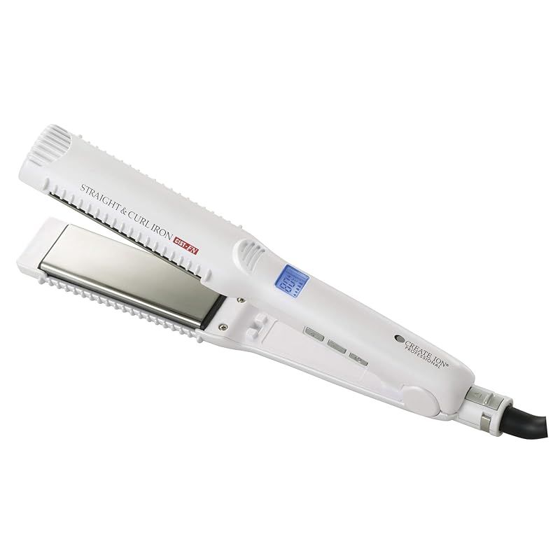 Create (クレイツ) イオン ストレート ＆ カールアイロン 2WAY ヘアアイロン (海外対応/自動電源OFF / 7段階温度調節) ストレート カール (CIST-FN CIST-G01) 0