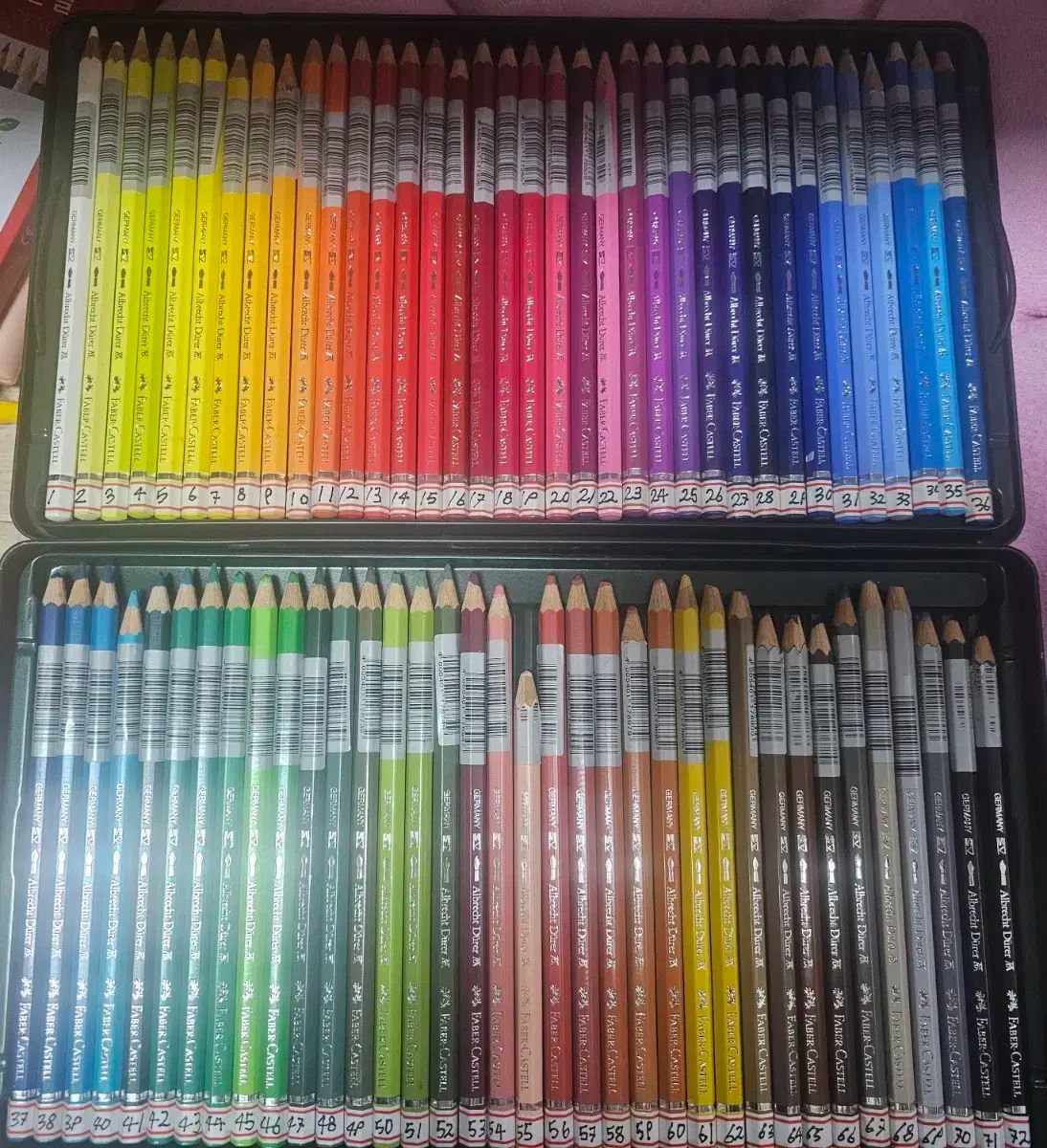 72新 FABER CASTELL 水彩 専門 用