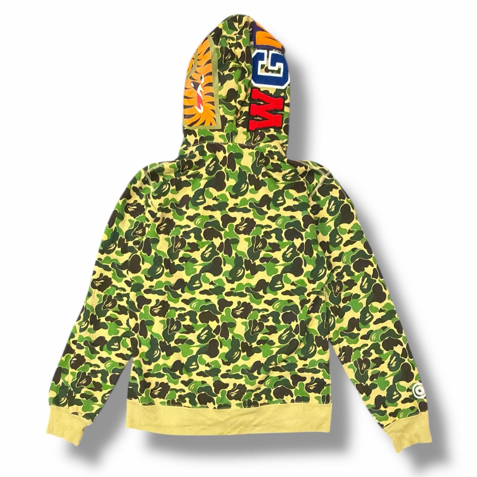 A BATHING APE Camo Shark Full Zip Hoodie カモジップシャークジップ