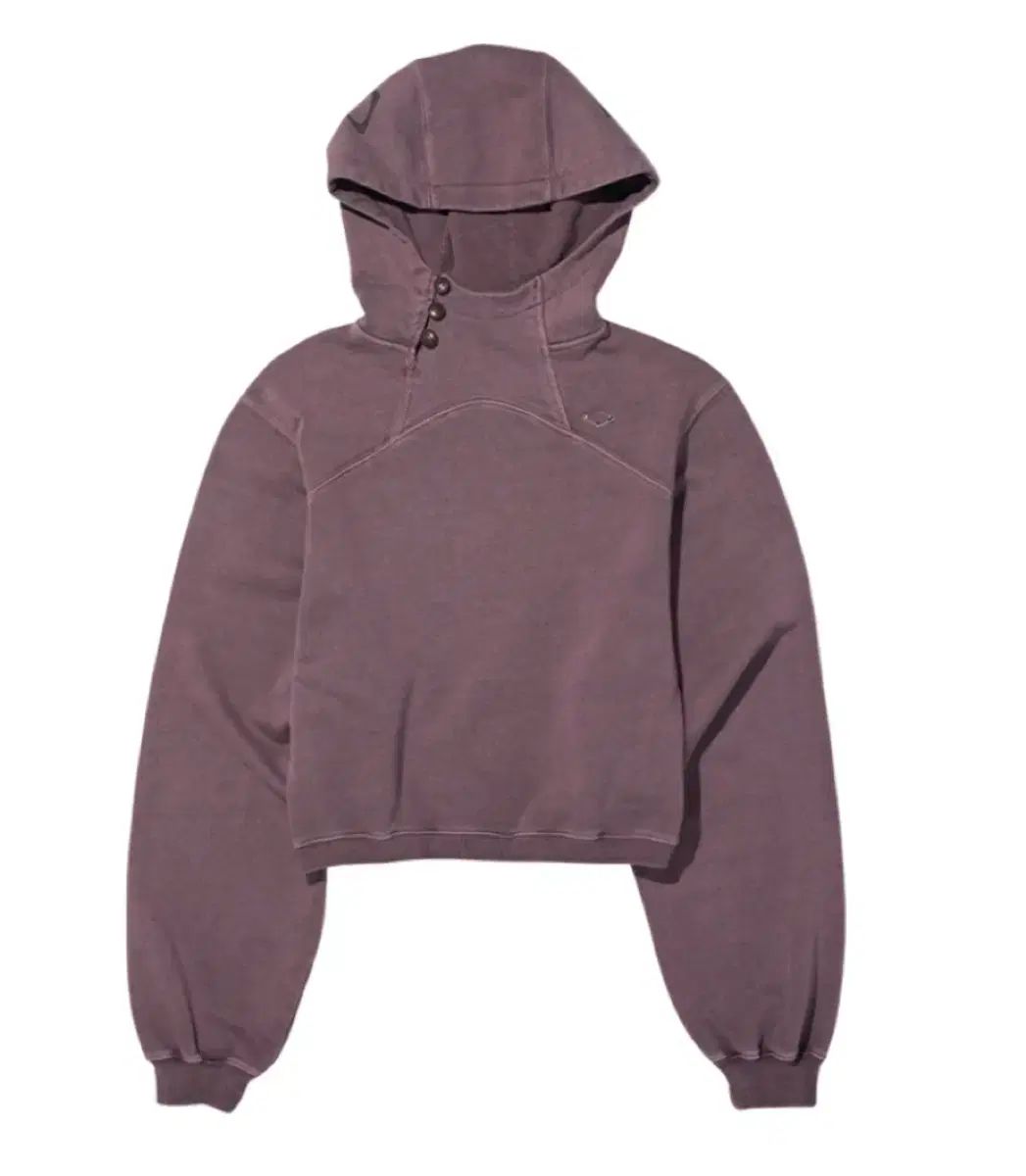 ミスチーフ サイド ボタン クロップド フーディー