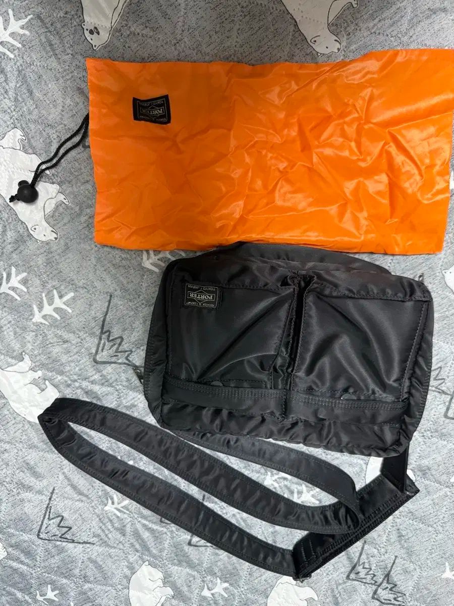 吉田ポーター タンカー ブラック スモール ショルダーバッグ