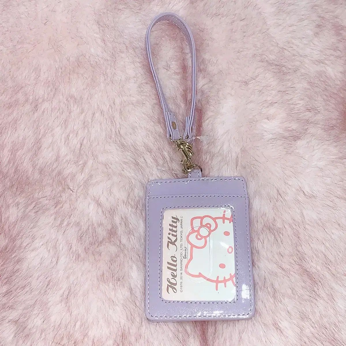 ライトパープル カードウォレット