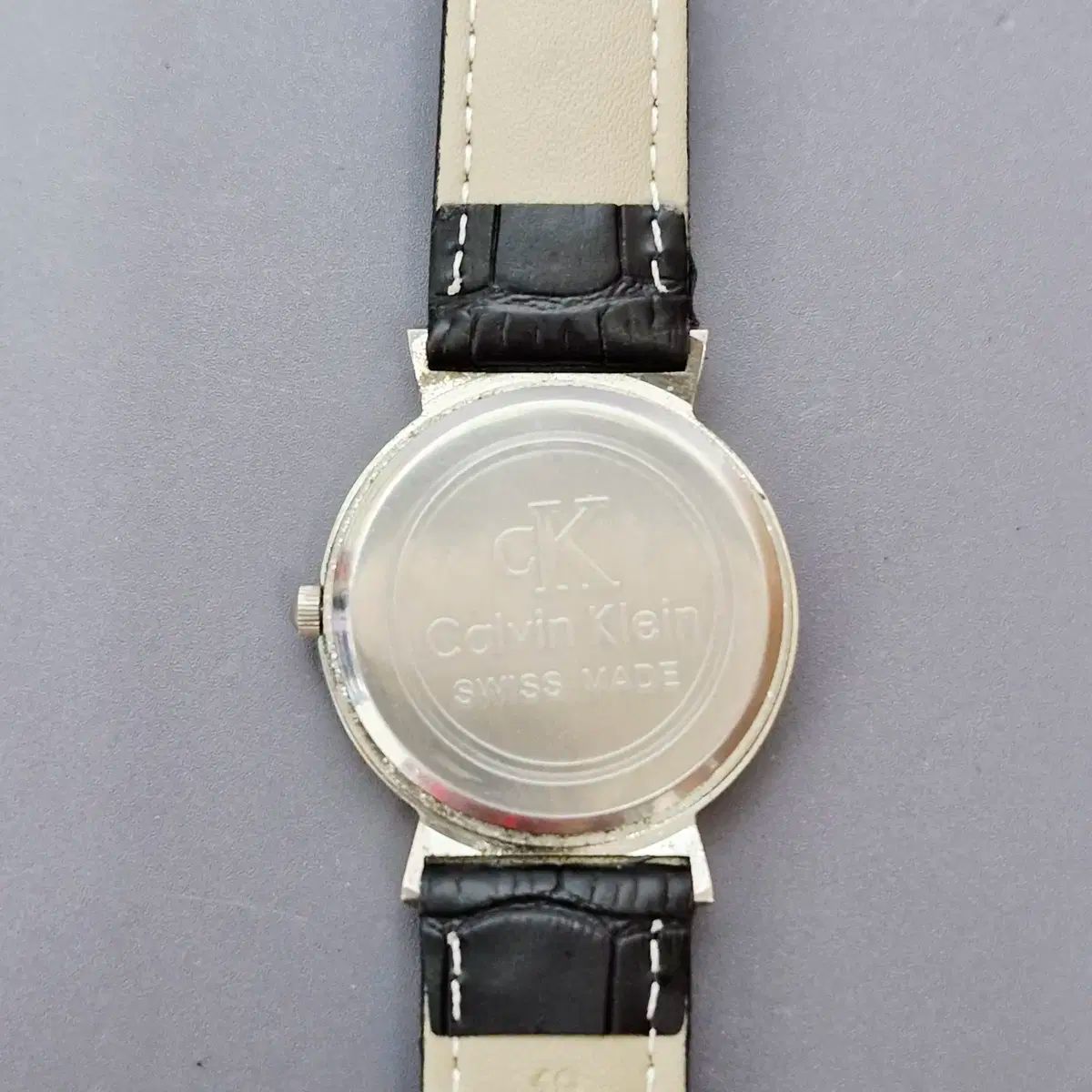  CK スイス メイド レディース クオーツ 時計 レザーベルト 時計