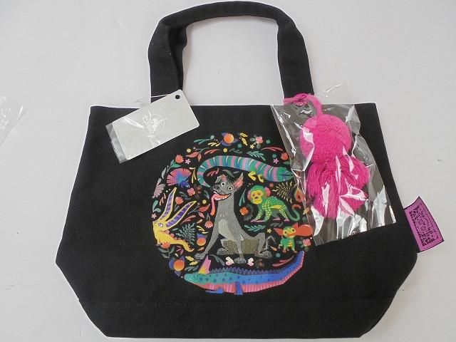 ディズニー リメンバー ミー ダンテ トートバッグ 刺しゅう チャーム付き