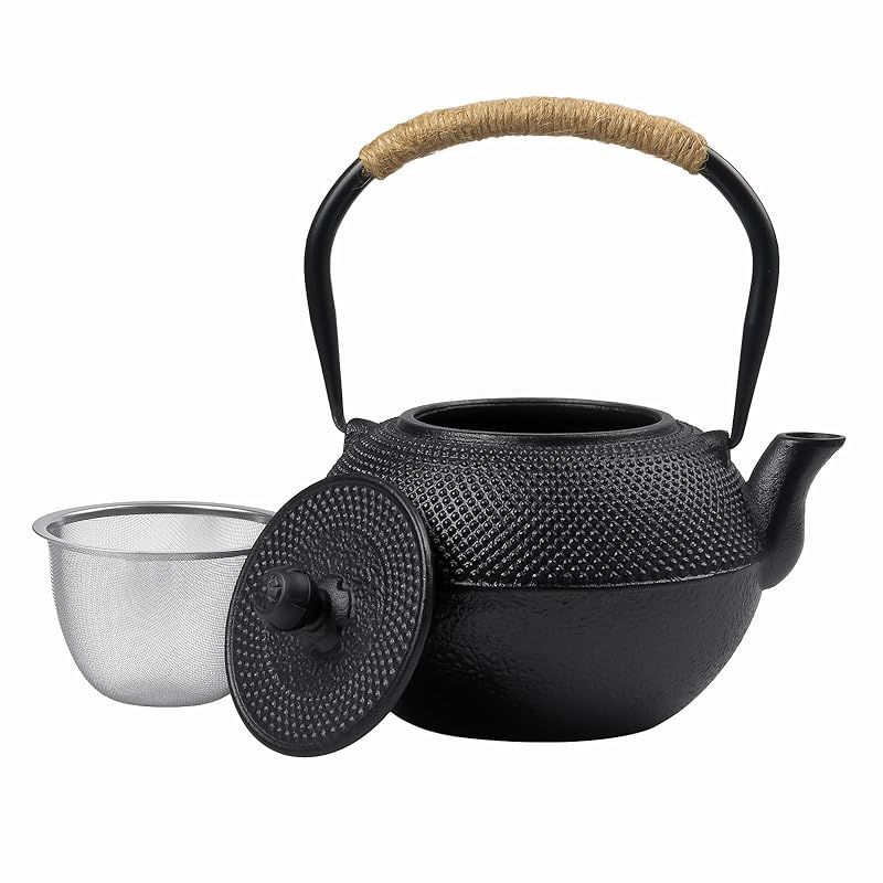 鉄瓶 鉄器 南部鉄器 急須 やかん ケトル ih直火 対応 鉄びん 鉄の急須 やかん 茶こし付き おしゃれ 鉄分補給 ティーポット 伝統 贈り物 家庭用鉄ケトル 誕生日 結婚 新築 クリスマス 業務用 家庭用