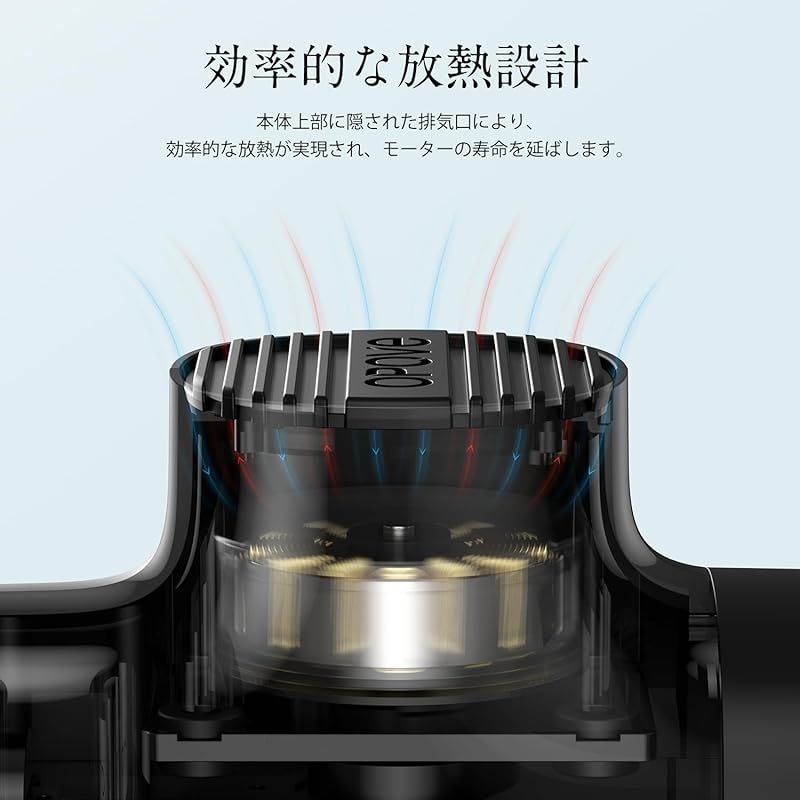 5段階強力振動 6種類アタッチメント