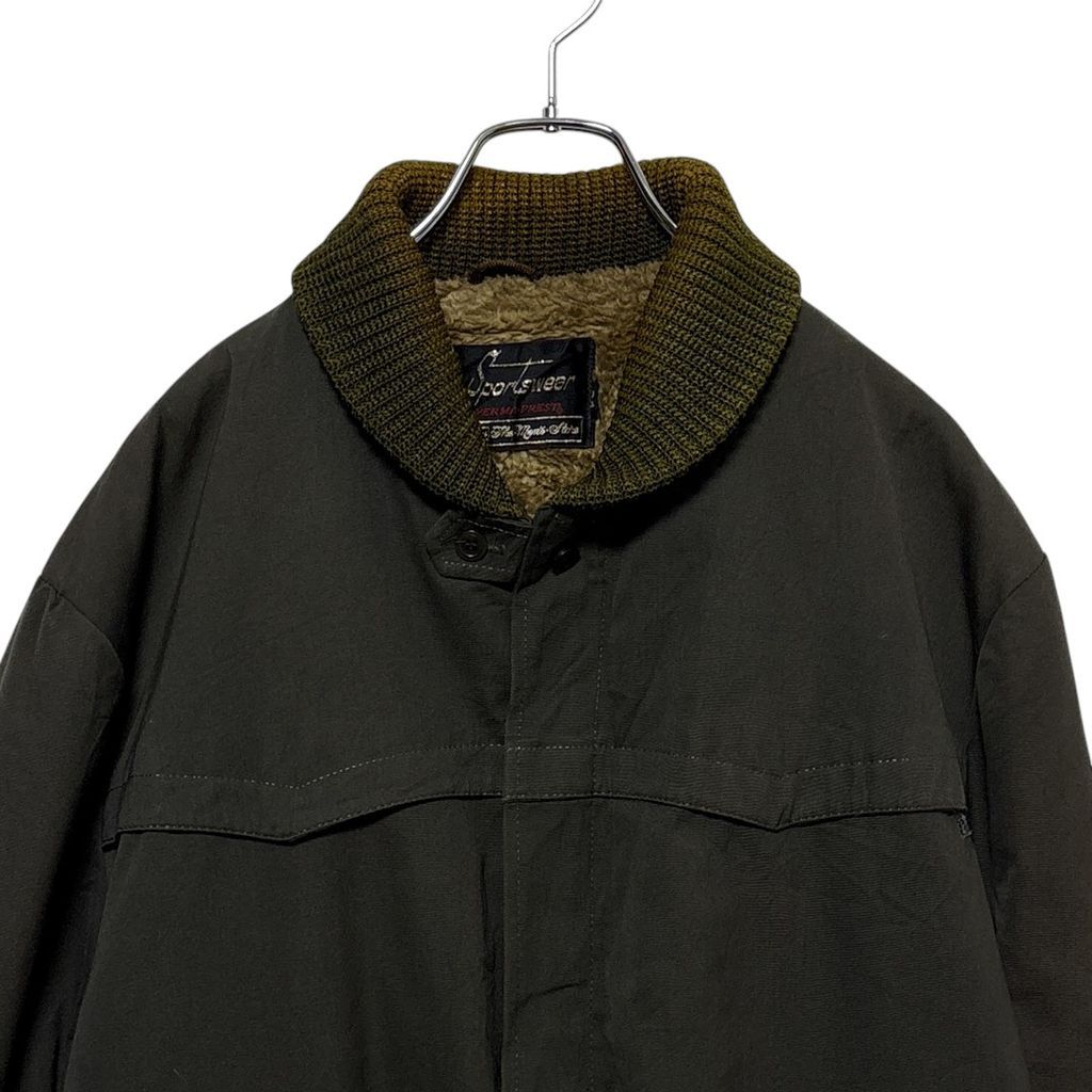 Sears】 70s 黒タグ TALONジップ 裏ボアファラオジャケット S-3491