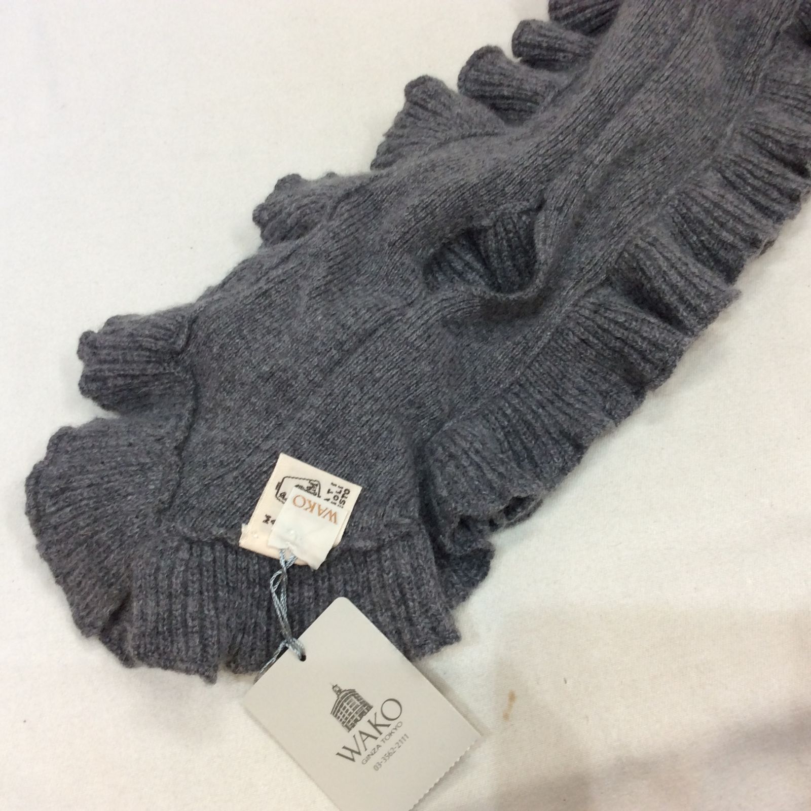 WAKO カシミヤマフラー