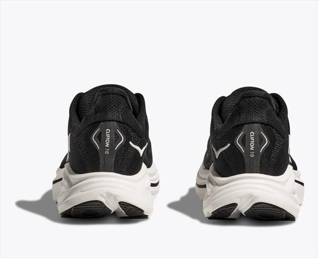 HOKA ONE ONE ホカ オネオネ W CLIFTON 10 1162031 BLACK WHITE レディース ウイメンズ クリフトン10 幅B 厚底 ランニングシューズ マラソン ジョギング ロード ランシュー スニーカー 靴 クッション ウ SEKIKENZAI_JP