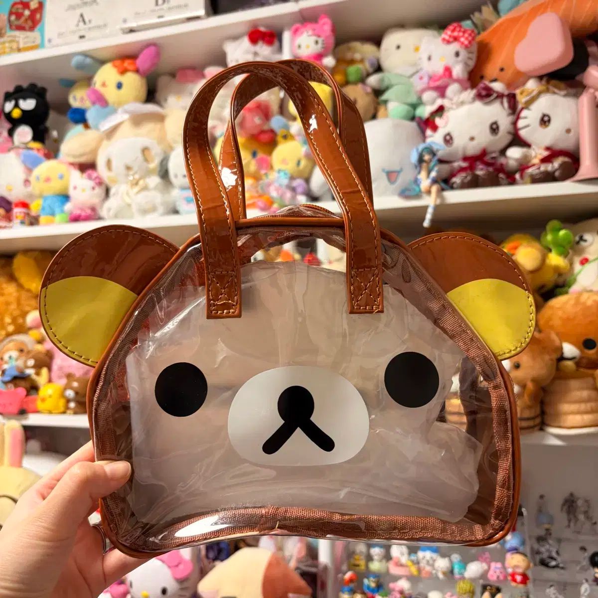 リラックマ クリア ミニ トートバッグ