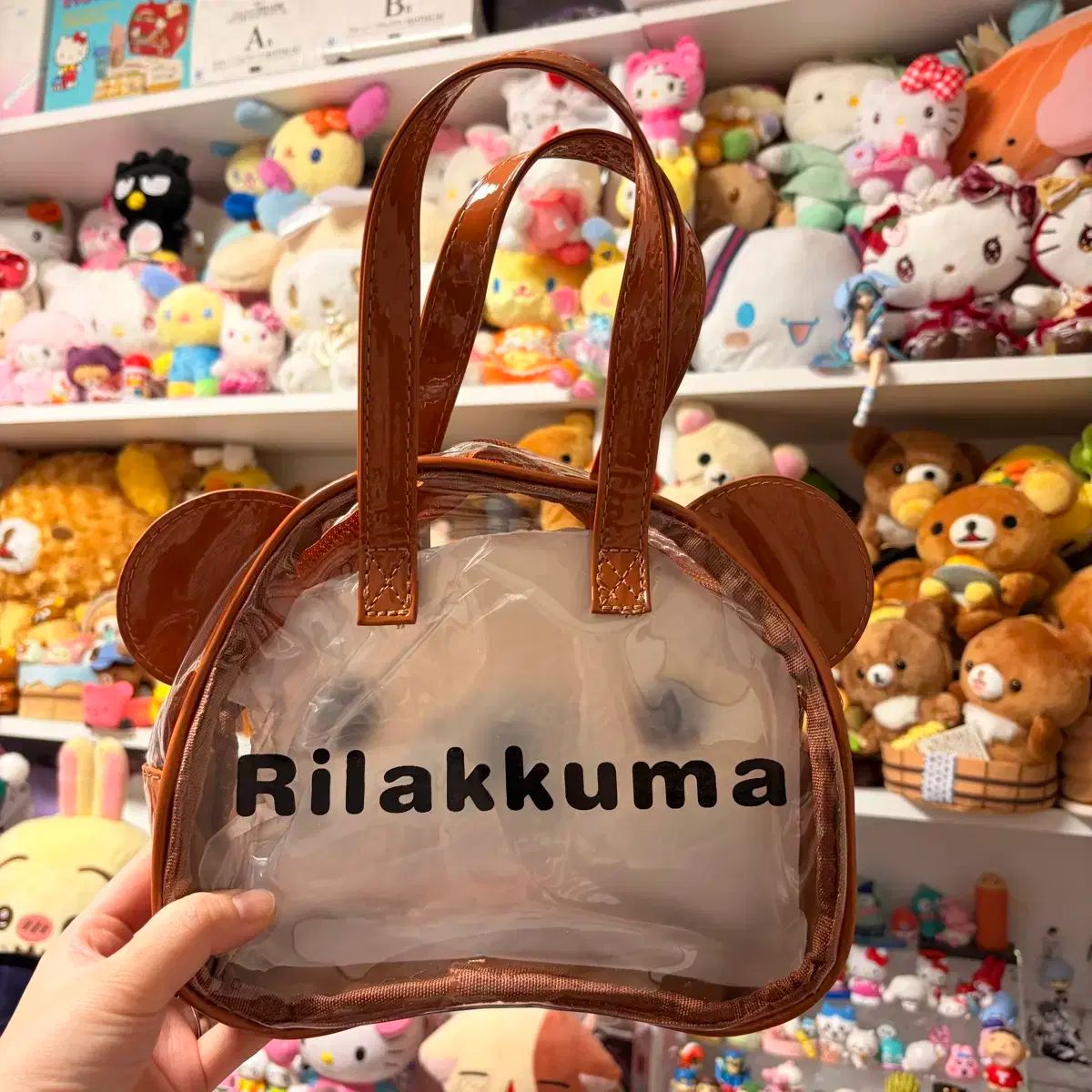 リラックマ クリア ミニ トートバッグ